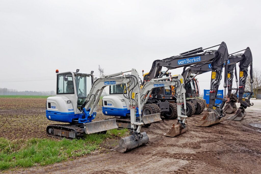 Materieel en bouwlogistiek - Grondverzetmachines