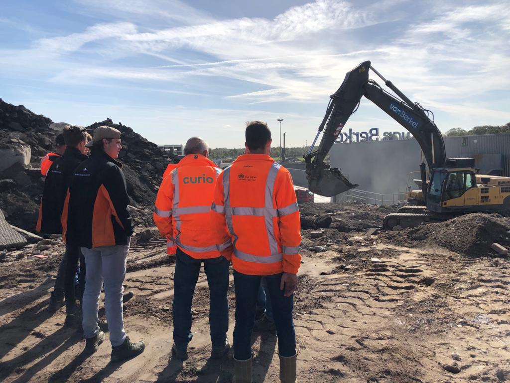 Eerste lesdag machinebediening bij Van Berkel